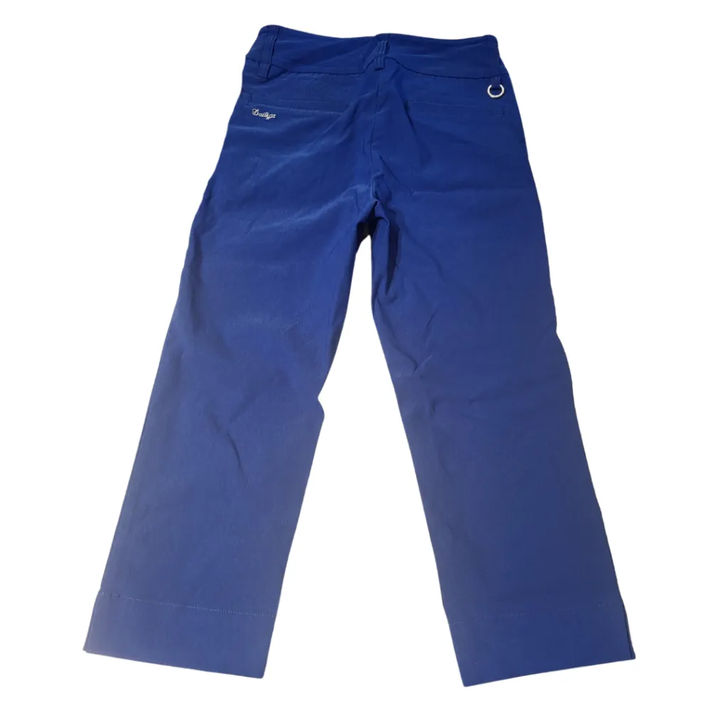 New Daily Sports Royal Blue Pull-On Capris Pants Size 6