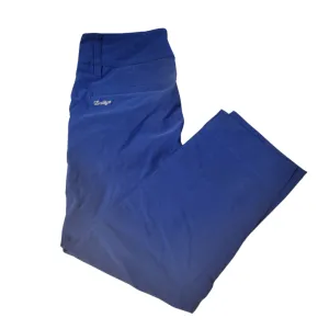 New Daily Sports Royal Blue Pull-On Capris Pants Size 6
