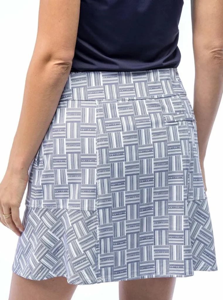 NEW Fairway & Greene Lexi White & Navy Skort Size M MSP$115