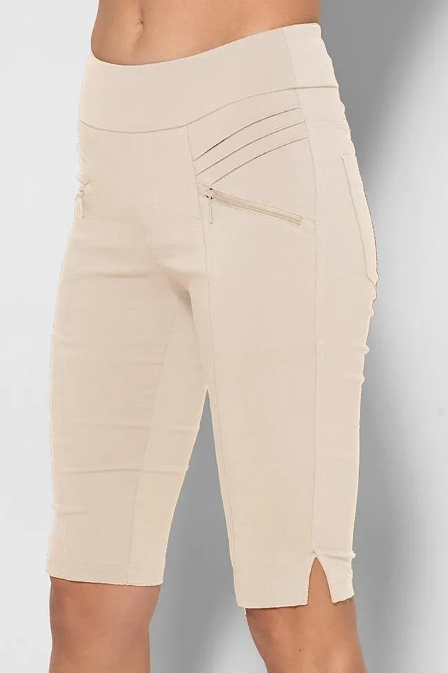 New GGBlue Women's Fab Fit Golf Short II Tan MSP$80
