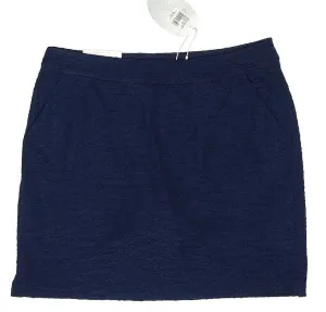 New Greg Norman Navy Textured Pull-on Golf Skort Size S MSP$79