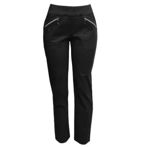 New Jamie Sadock Jet Black Ankle Golf Pants Size 14 MSP$120