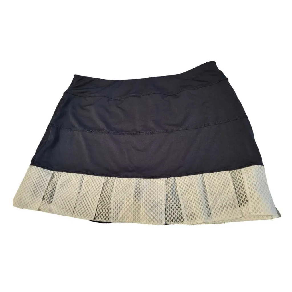 New Jofit Navy Skort with Mesh Pleats Size L MSP$92