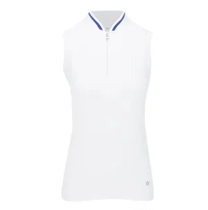 New Lohla Sport The Maddie White Sleeveless Golf Top Size M/L MSP$130