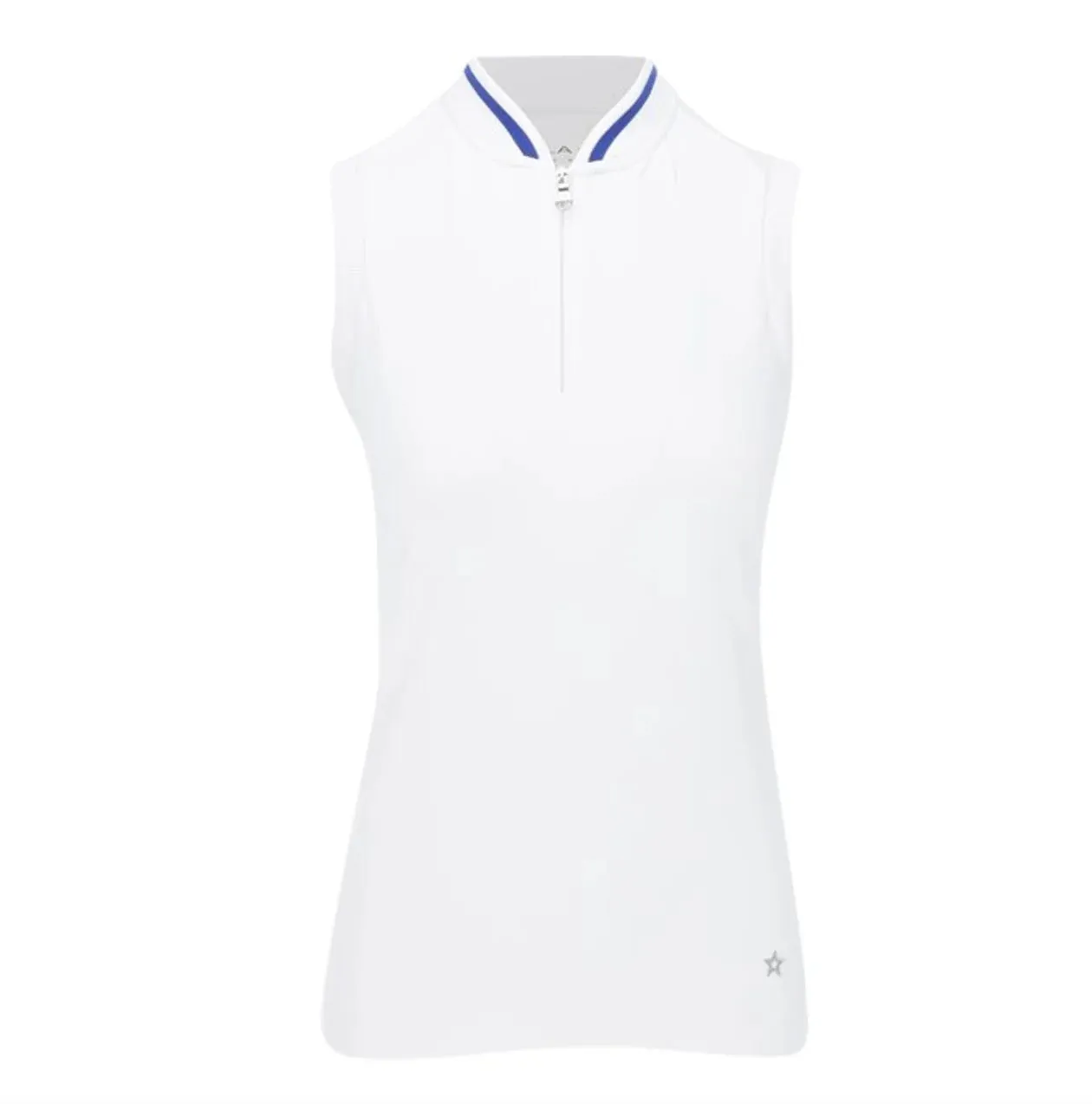New Lohla Sport The Maddie White Sleeveless Golf Top Size M/L MSP$130