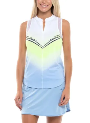 New Lucky in Love Wild Ombre Golf Tank Size L MSP$72