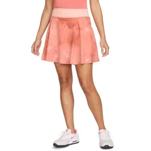 New Nike Women's Printed Golf Skort - Orange Size M