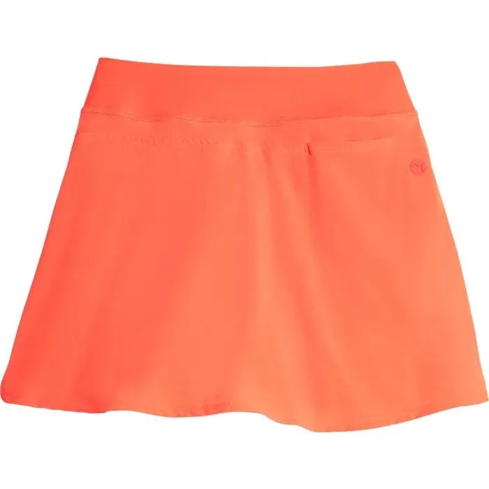 NEW Puma 17" Orange (Fizzy Sun) Pwrshape Skort Size S MSP$70