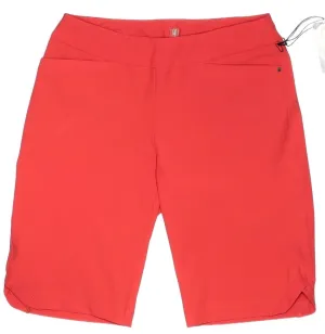 New Tail Activewear Curved Hem Pull-on Golf Shorts - Paprika Size 6 MSP$100