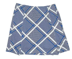 New Tail Marie Golf Skort in Blue Printed Grid Size S MSP$96