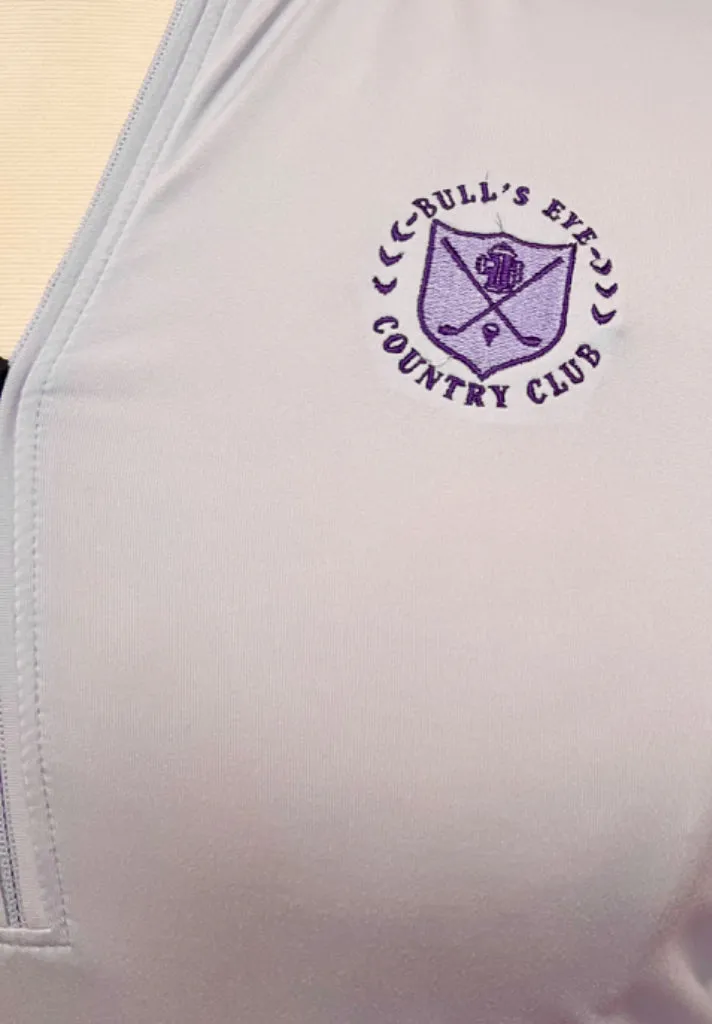 New Under Armour Lavender Half Zip Pullover w/ Logo Size L MSP$