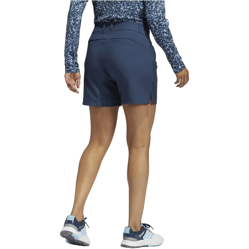 New Women's Adidas Crew Navy 5" Golf Short Size 6