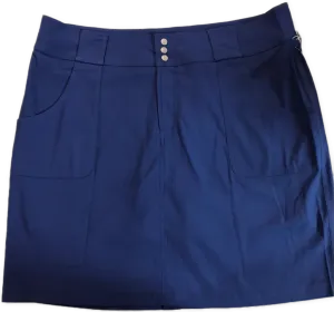New Women's Jofit Blue Belted Golf Skort Size 14