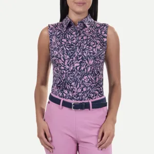 New Women's Kjus Eve Sleeveless Golf Polo Size M. MSP$99