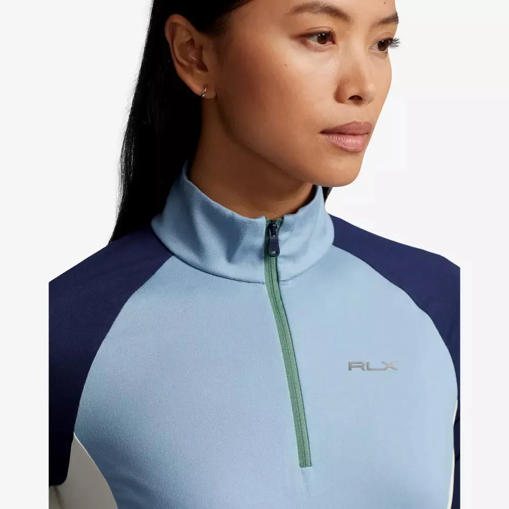 New Women's Ralph Lauren RLX Color-blocked Jersey Pullover Size L MSP$148