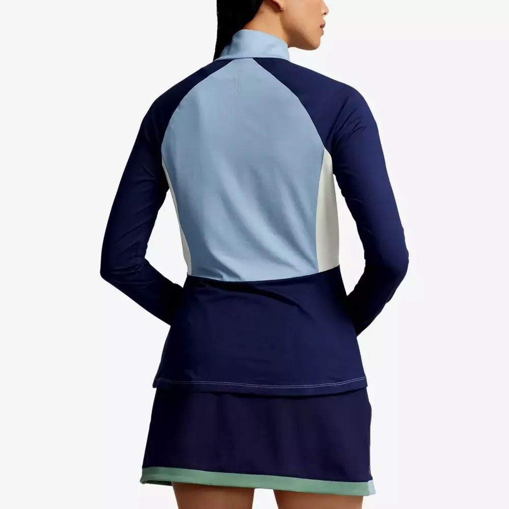 New Women's Ralph Lauren RLX Color-blocked Jersey Pullover Size L MSP$148