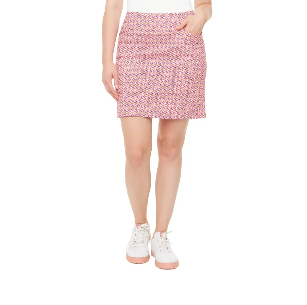 New Women's Swing Control "Cubes" Print Golf Skort MSP$130