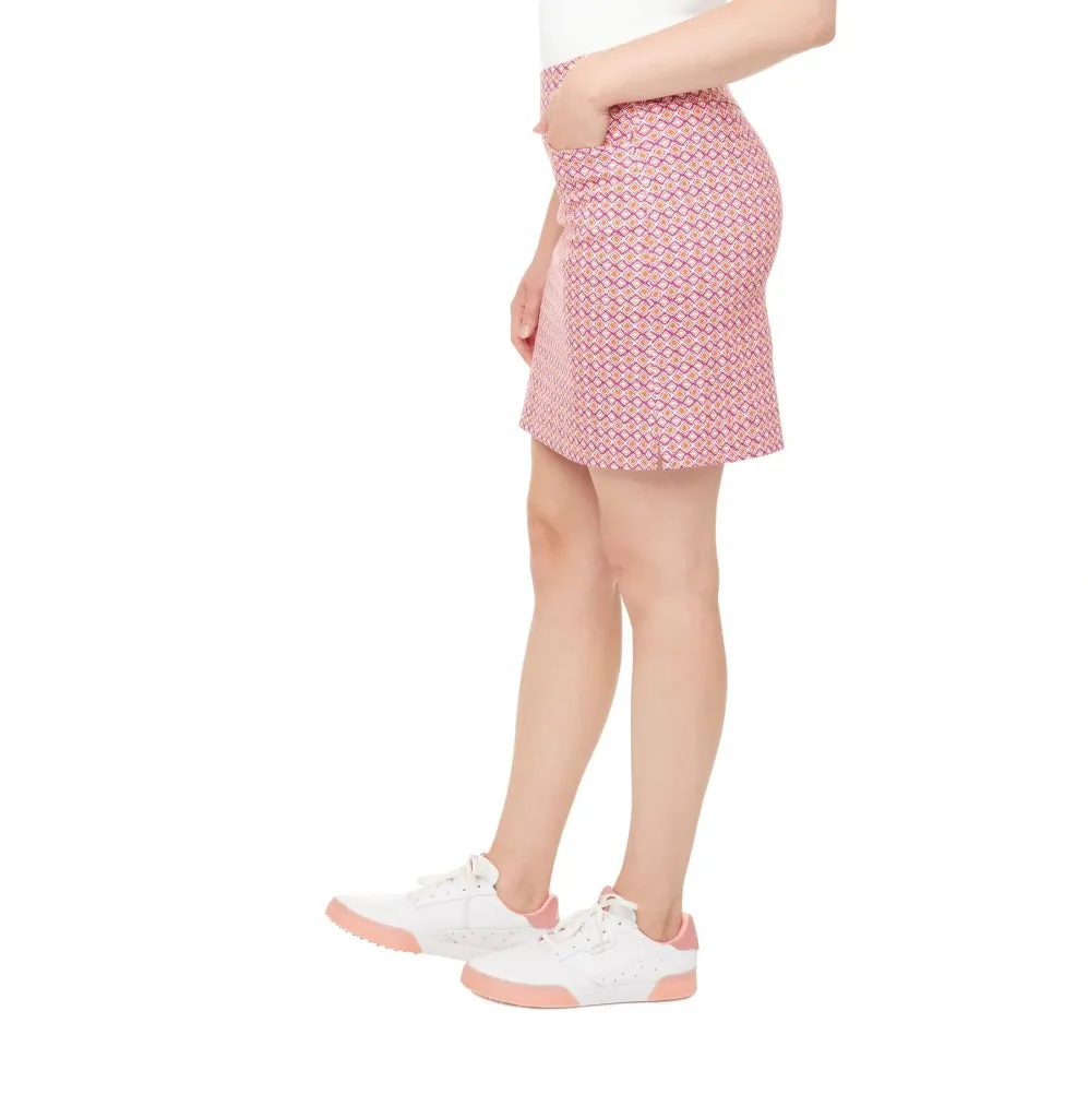 New Women's Swing Control "Cubes" Print Golf Skort MSP$130