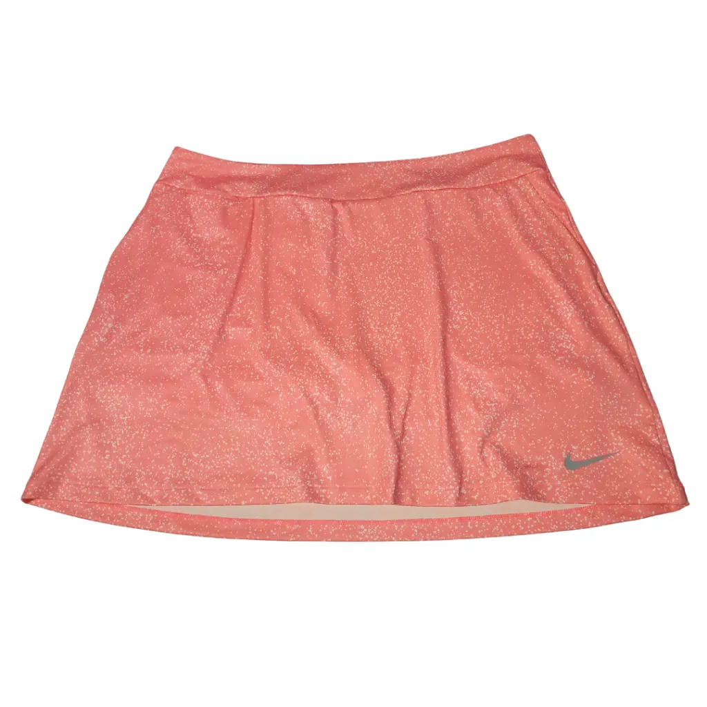 Nike Dri-Fit Pink and White Specked Pull-On Golf Skort Size XL MSP$75