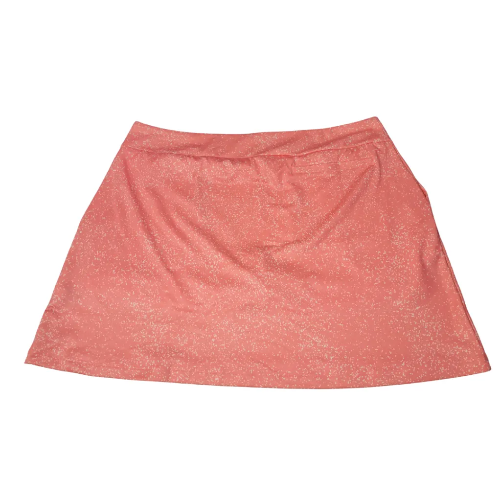 Nike Dri-Fit Pink and White Specked Pull-On Golf Skort Size XL MSP$75