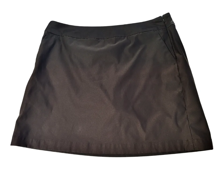Nike Golf Black Side Zip Skort Size 10 MSP$80