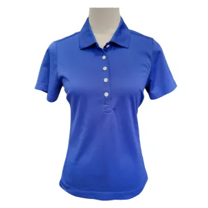 Nike Golf Women's Dri-Fit Royal Blue Short Sleeve Polo Size S