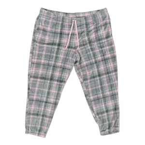 Pajama Pants By Joyspun In Grey & Pink, Size:3X