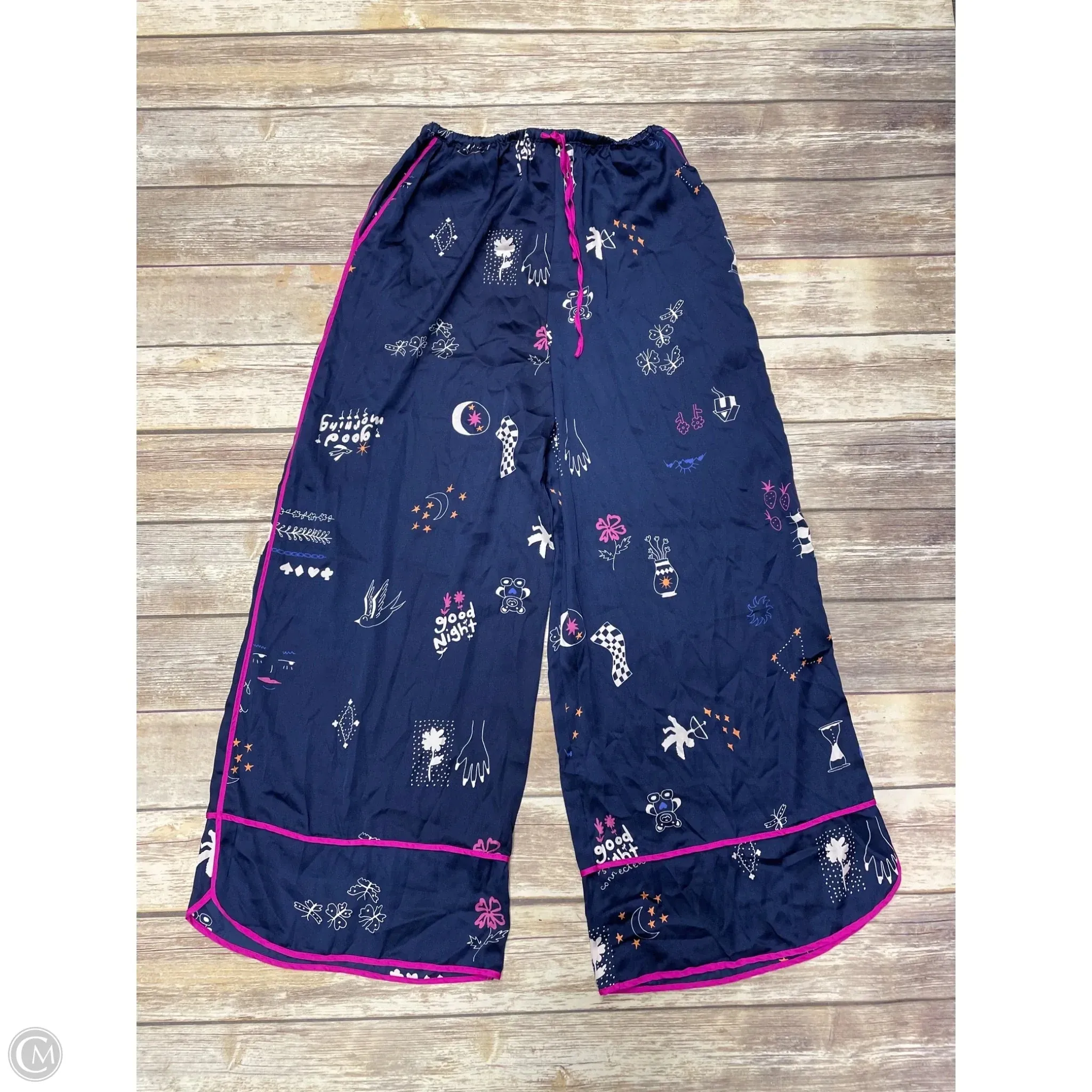 Pajamas 2pc By Cme In Navy, Size: L