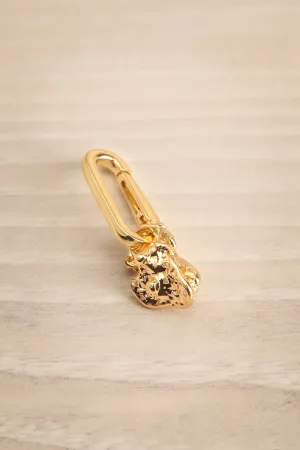 Palaestra Gold | Gold-Plated Stone Charm