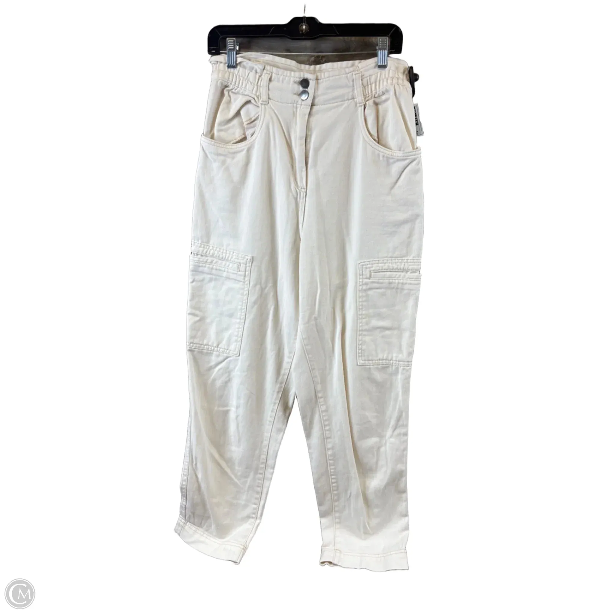 Pants Cargo & Utility By H&m In Cream, Size: 8