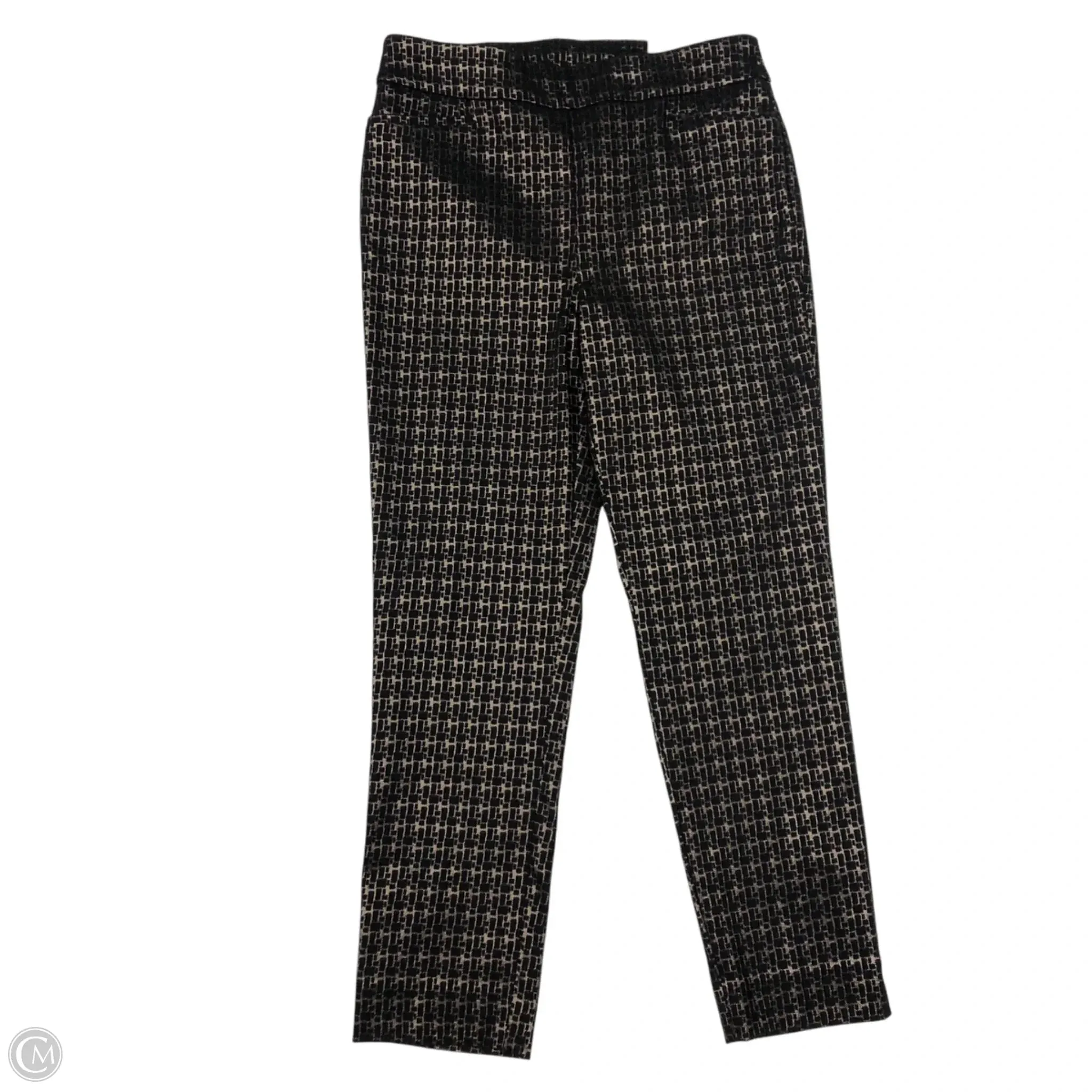 Pants Chinos & Khakis By Chicos In Black & Cream, Size: 8