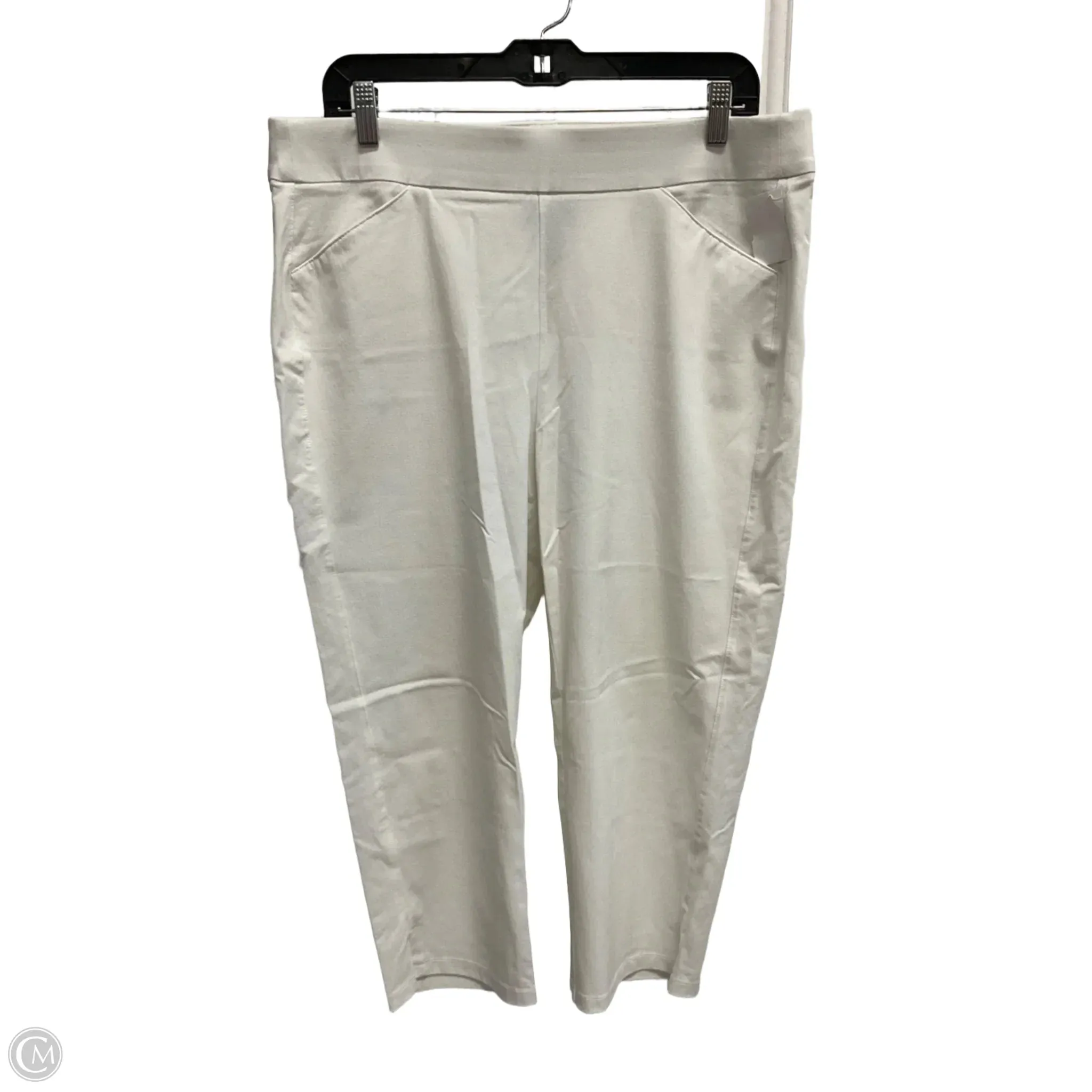Pants Cropped By Chicos In White, Size: 14