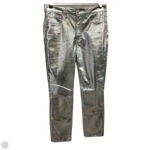 Pants Cropped By Gap In Silver, Size: 6