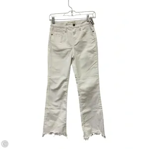 Pants Cropped By Harper In White, Size: 0
