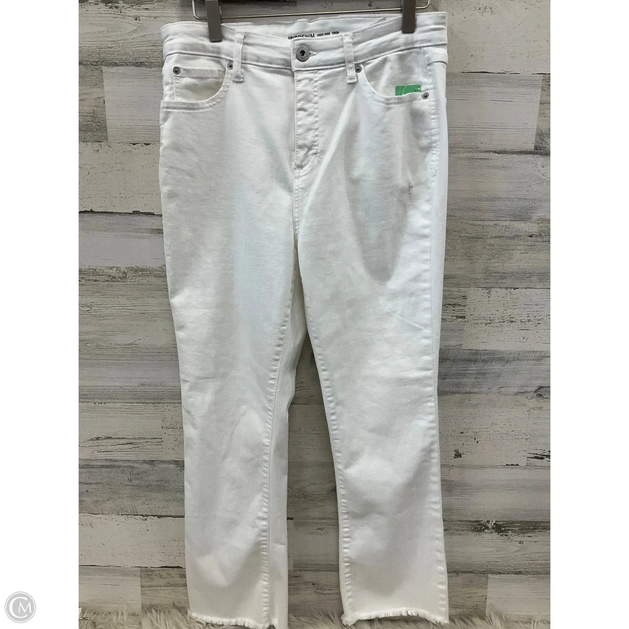 Pants Cropped By Inc In White, Size: 10