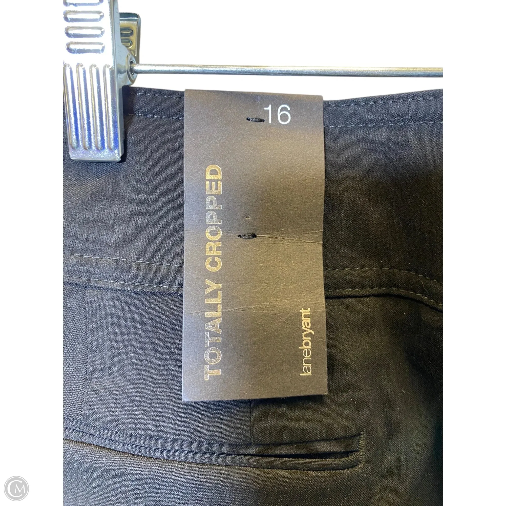 Pants Cropped By Lane Bryant In Black, Size: 16