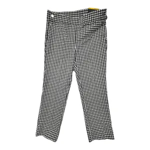 Pants Cropped By Rafaella In Black & White, Size:8