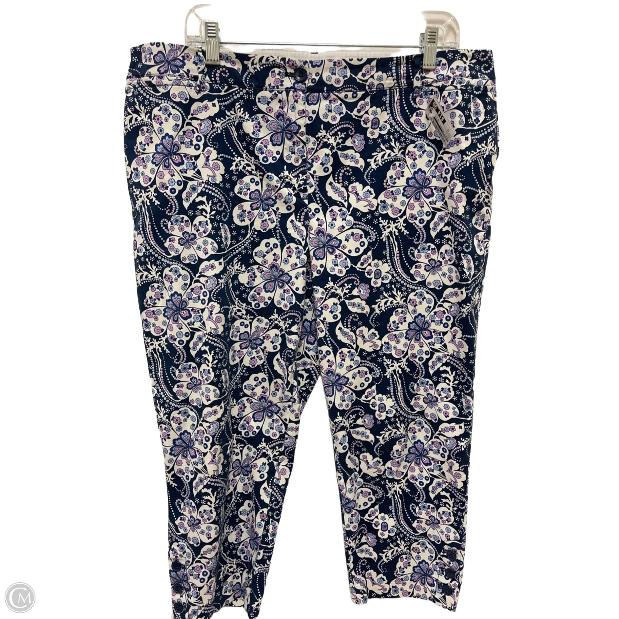 Pants Cropped By Talbots In Multi-colored, Size: 16