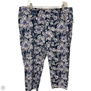 Pants Cropped By Talbots In Multi-colored, Size: 16