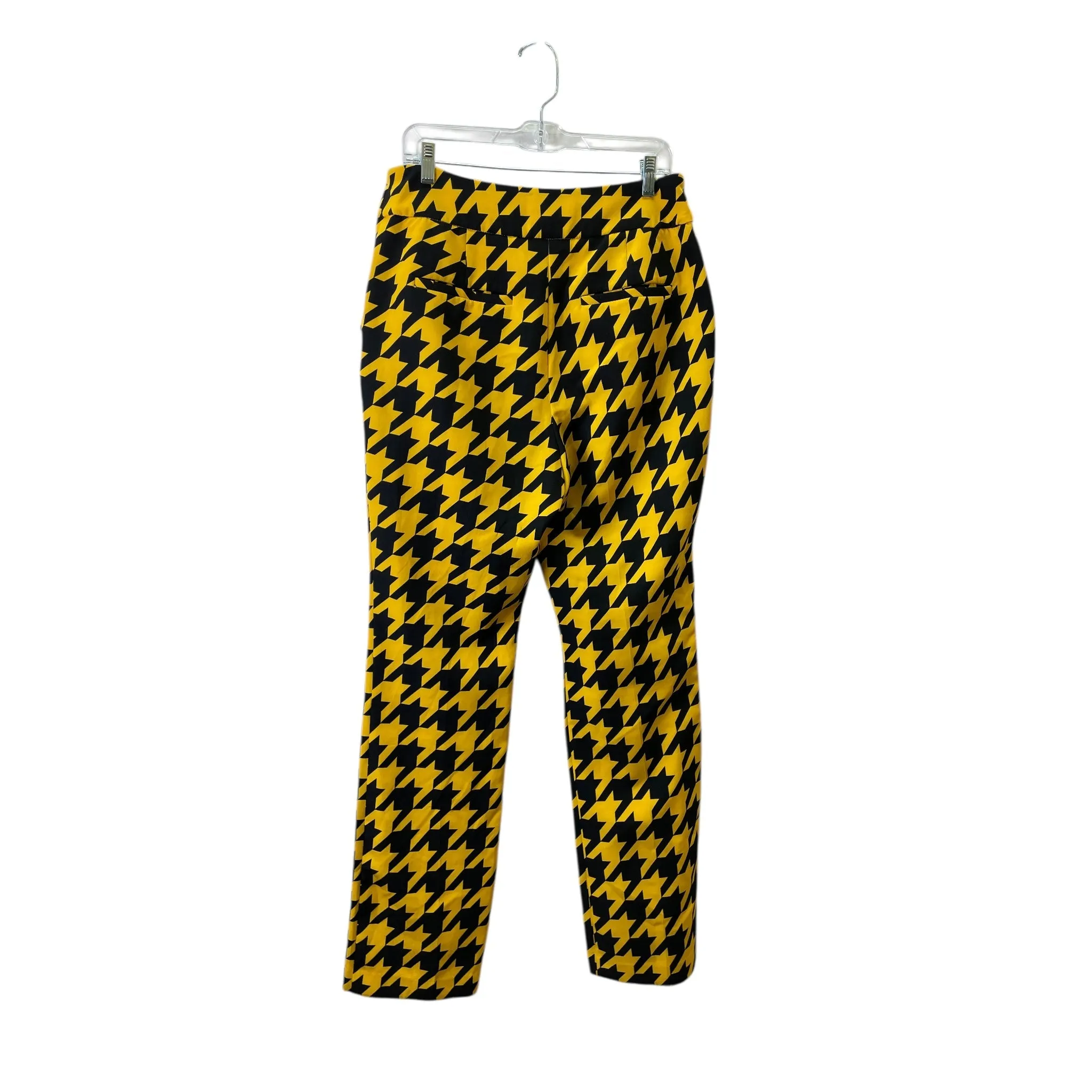 Pants Dress By New York And Co In Black & Yellow, Size:10