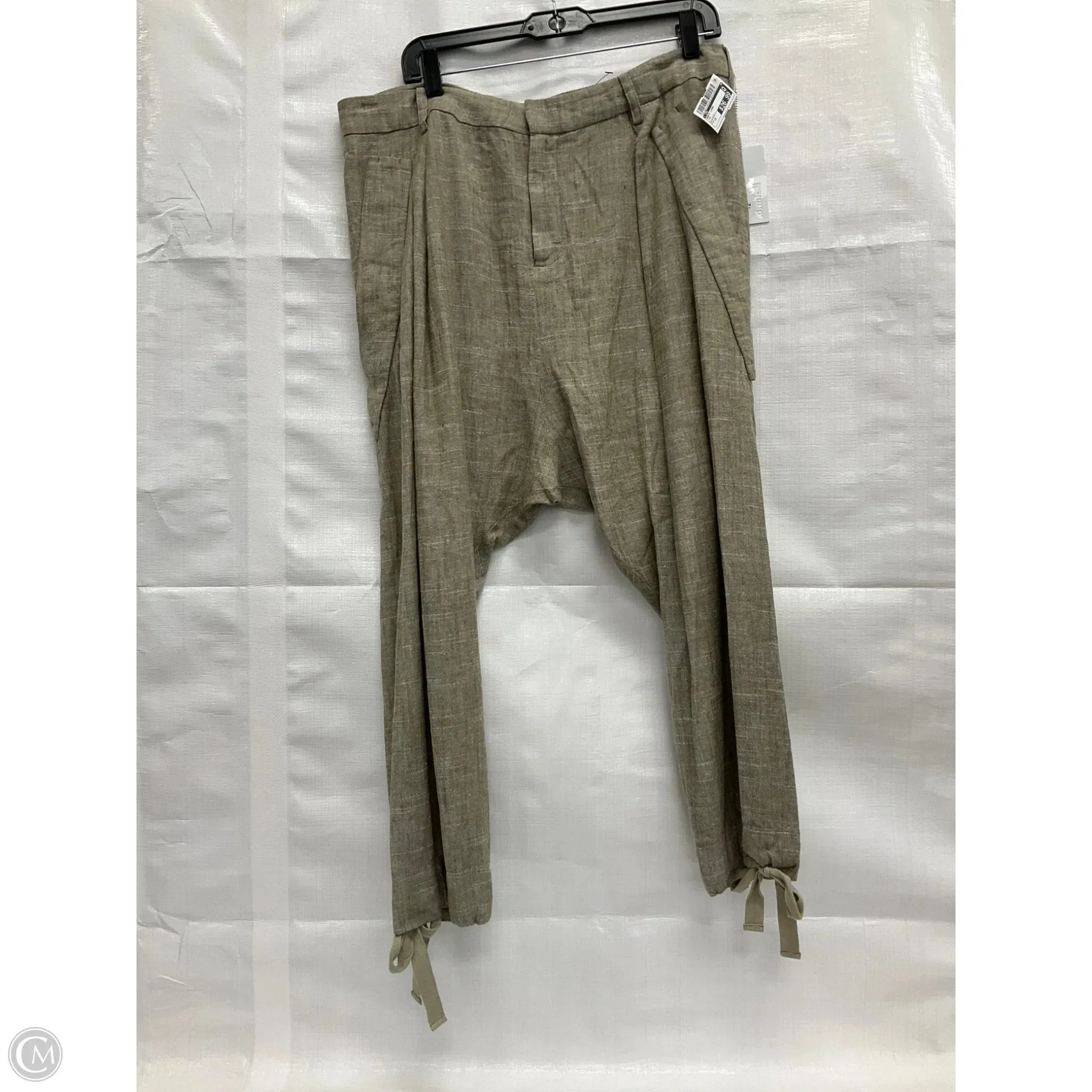 Pants Linen By Cma In Tan, Size: 12
