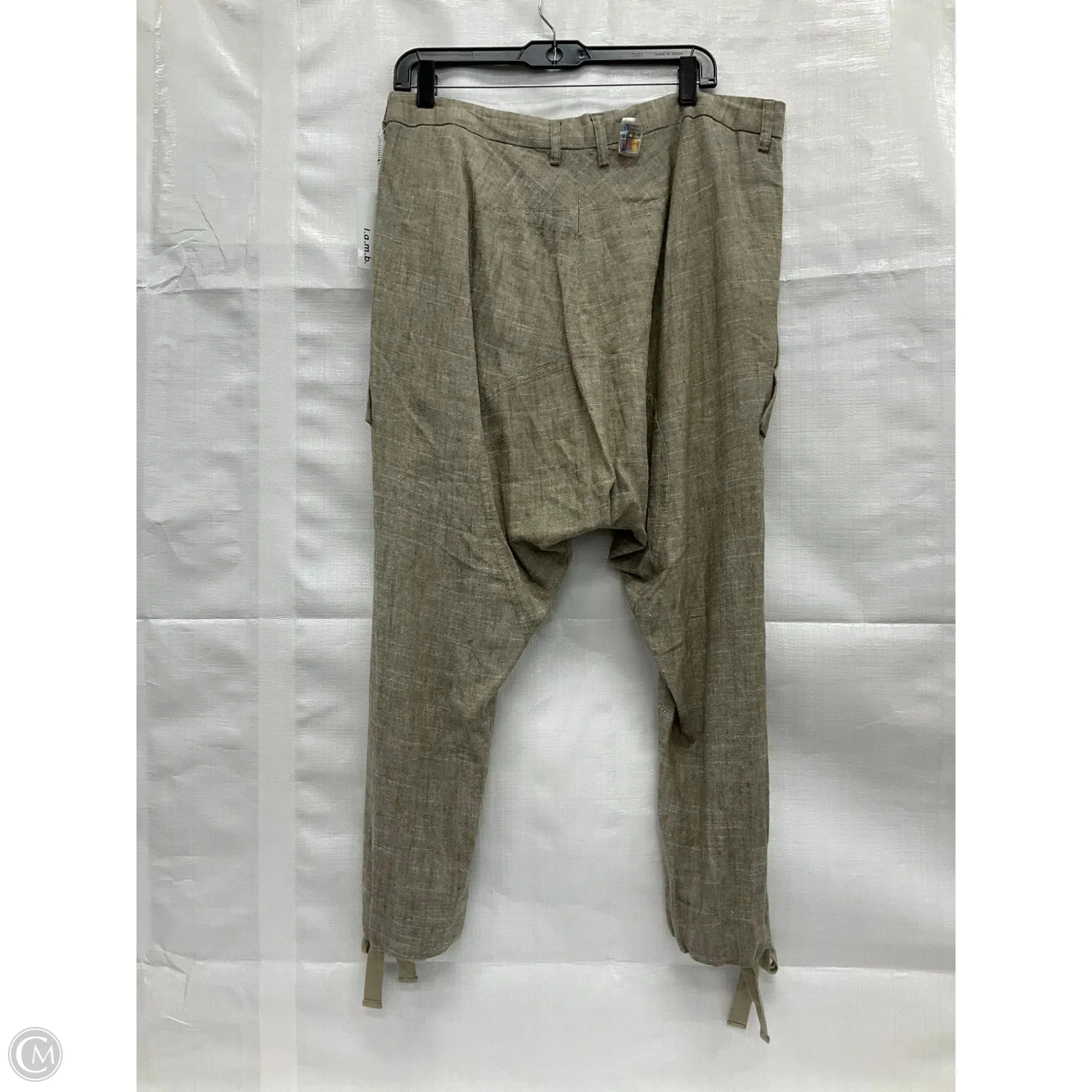 Pants Linen By Cma In Tan, Size: 12