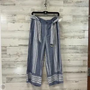 Pants Linen By Lauren By Ralph Lauren In Blue, Size: 6