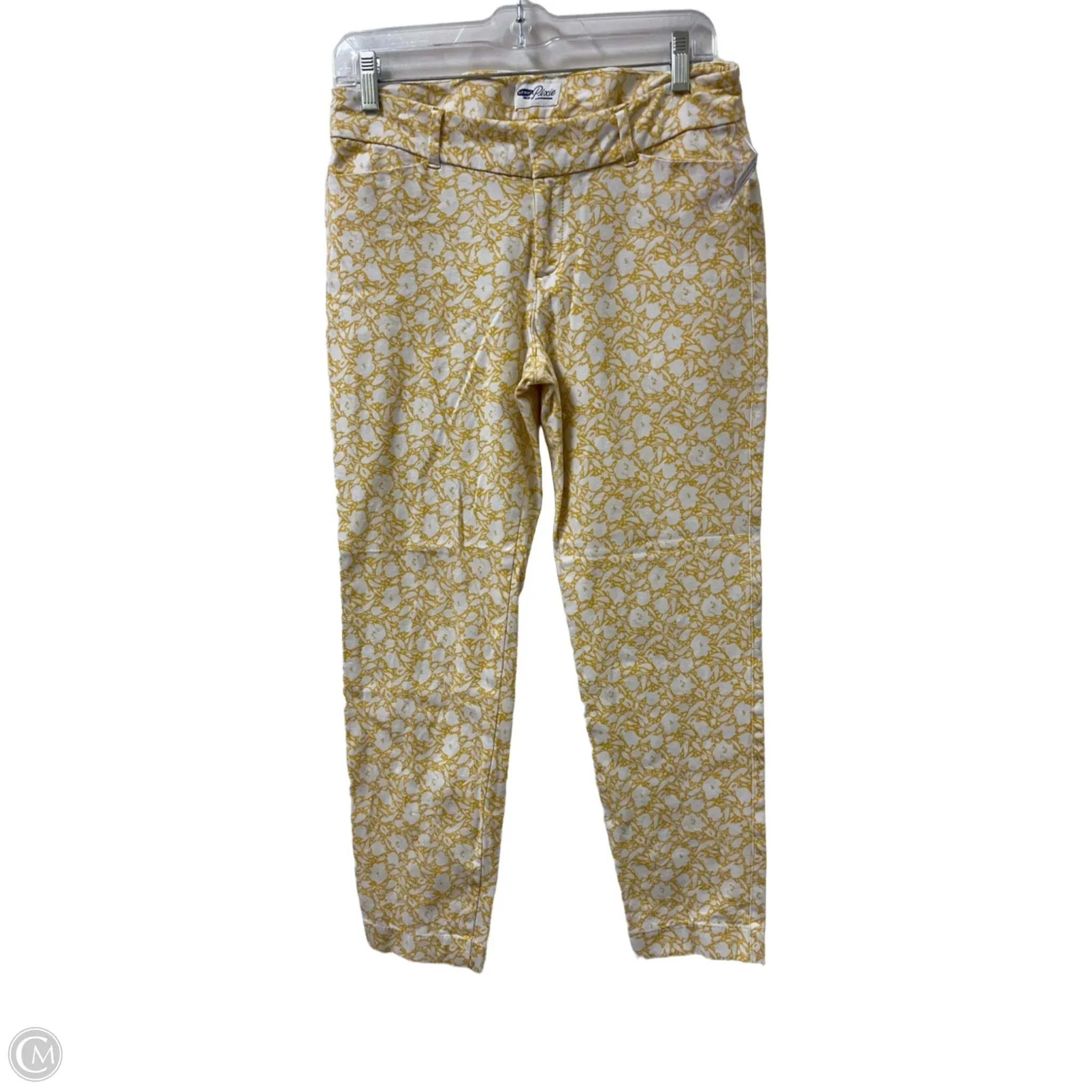 Pants Other By Old Navy In White & Yellow, Size: 6
