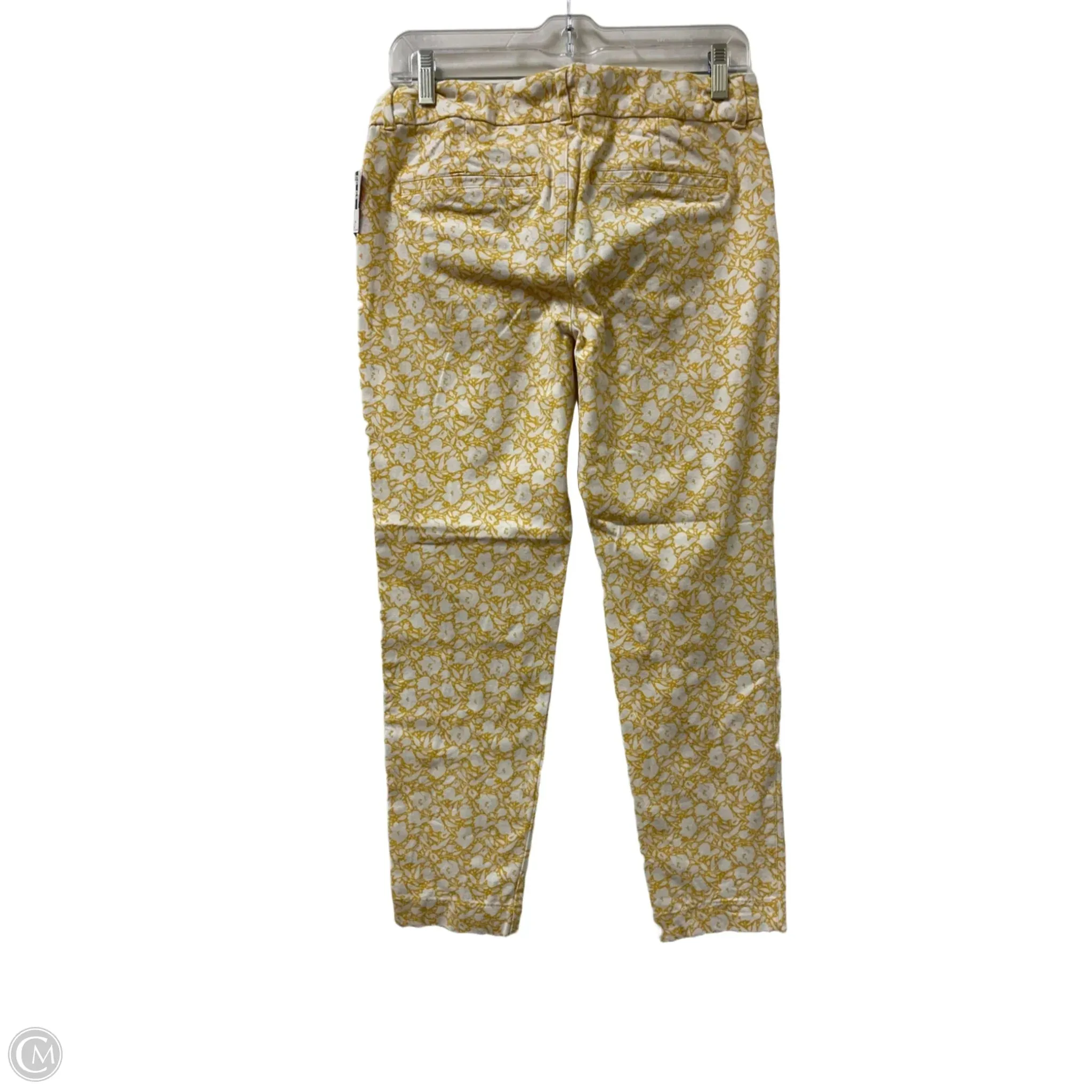 Pants Other By Old Navy In White & Yellow, Size: 6