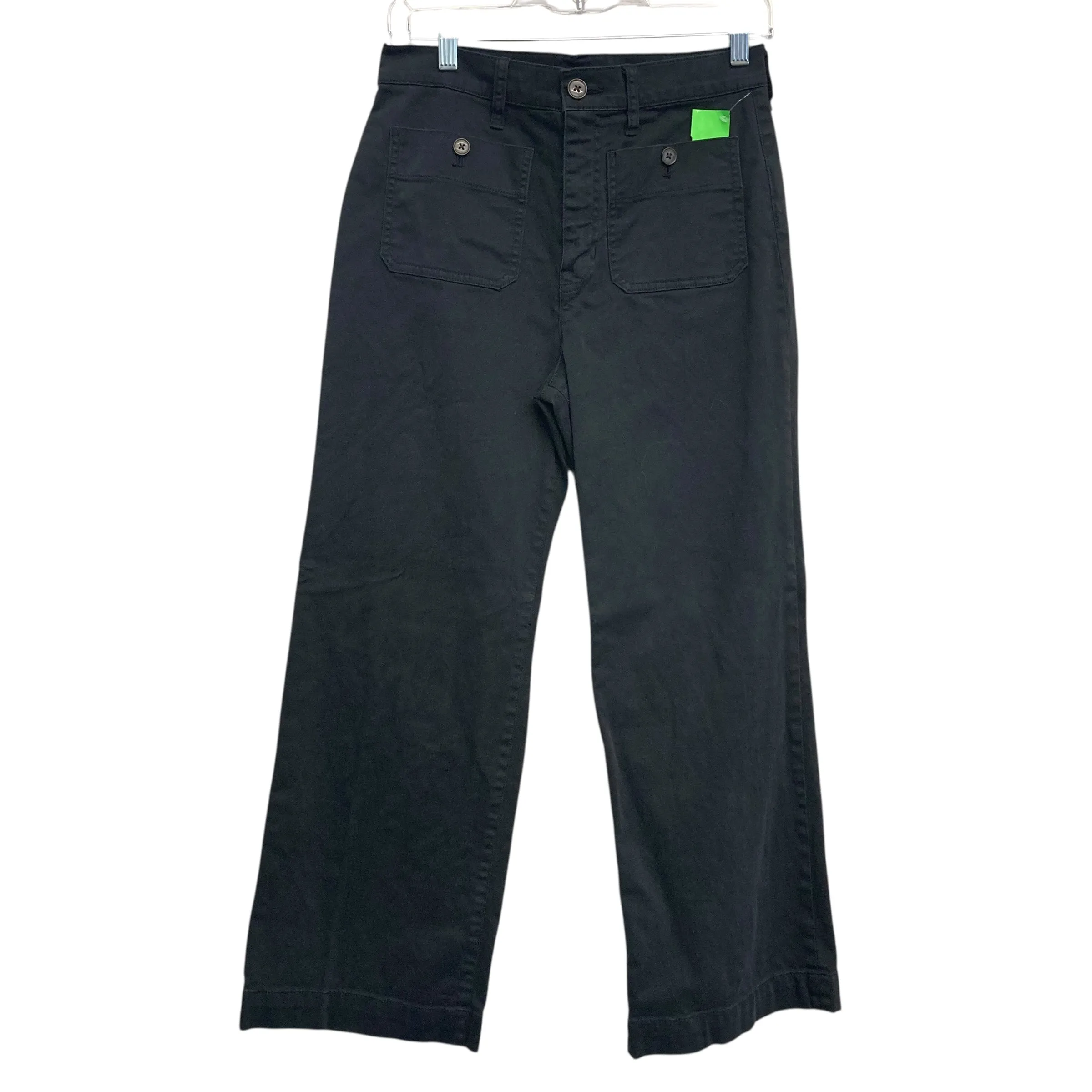 Pants Wide Leg By J. Crew In Black, Size:4