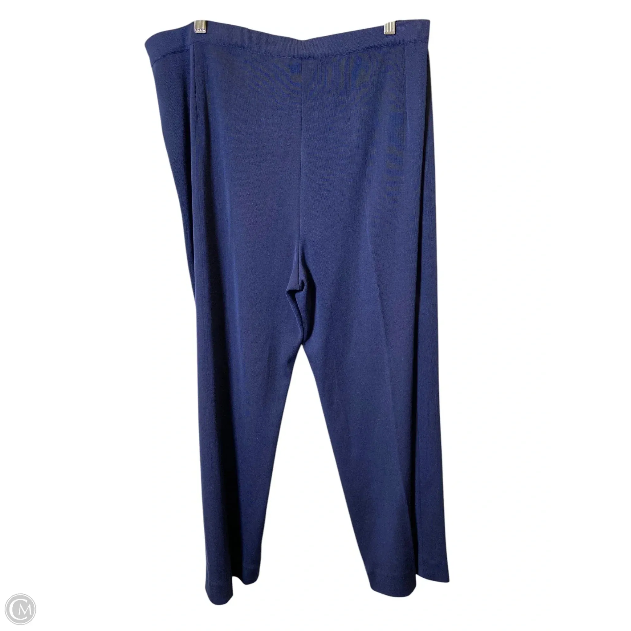 Pants Wide Leg By Ming Wang In Navy, Size: 22