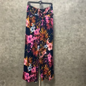 Pants Wide Leg By New York And Co In Tropical Print, Size: M