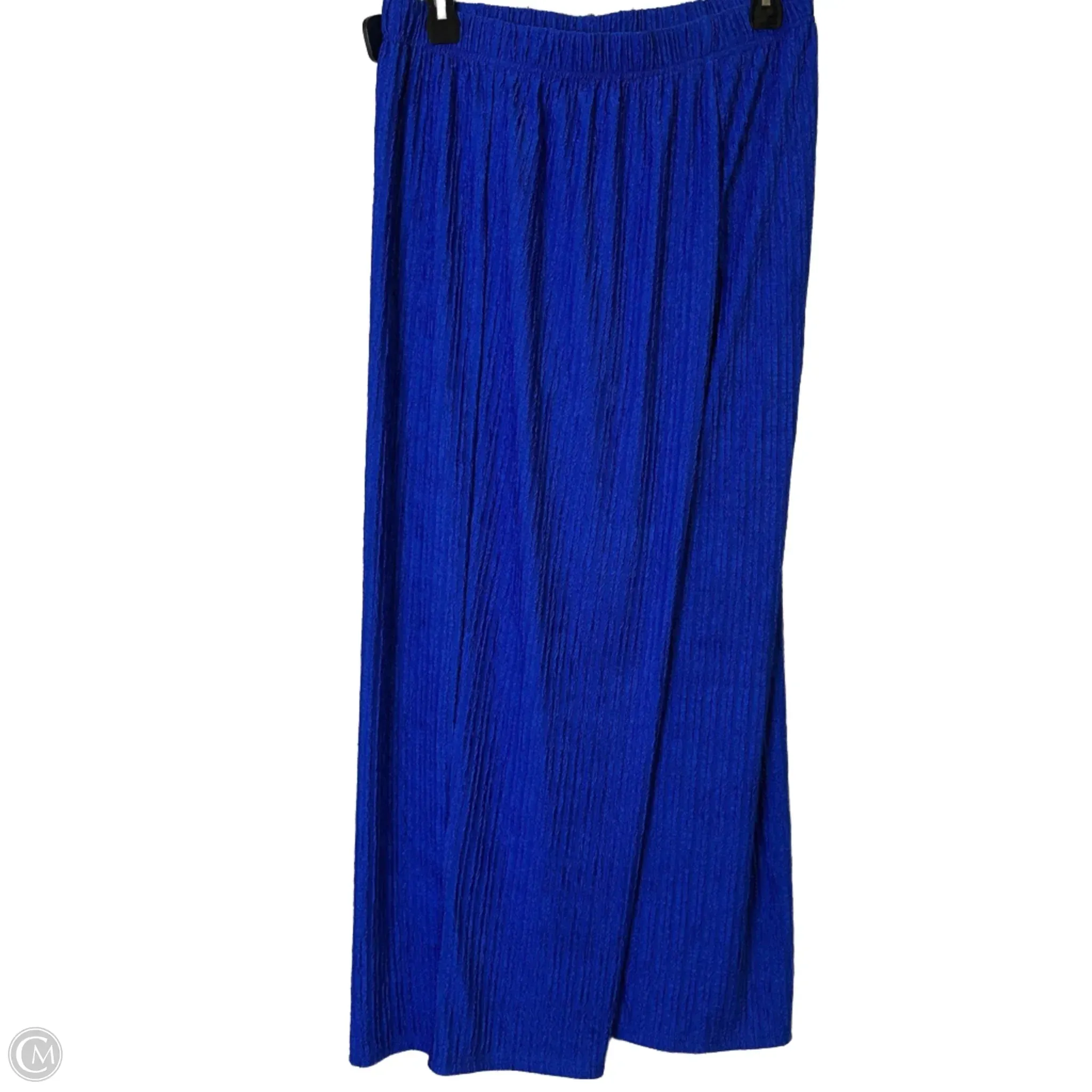 Pants Wide Leg By Shein In Blue, Size: 2x