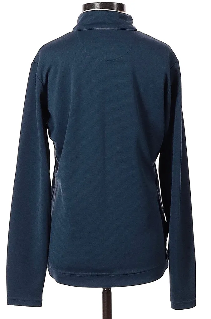 Pebble Beach Blue 1/4 Zip Pullover Size S